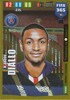 Abdou Diallo Paris Saint-Germain 2020 FIFA 365 Impact Signing #156